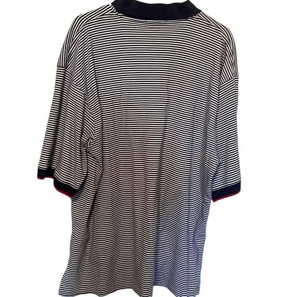 Ashworth Mens Multicolor Cotton Stripe Golf Polo Shirt Size XXL - Picture 3 of 12